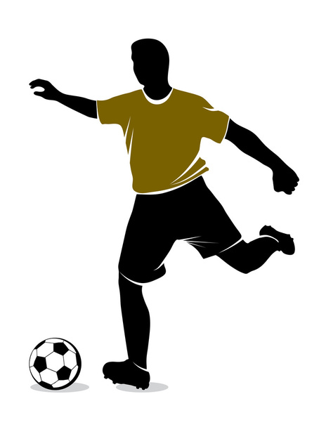 Football player - Vetor, Imagem