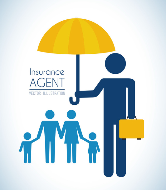 Insurance design - Vector, Image