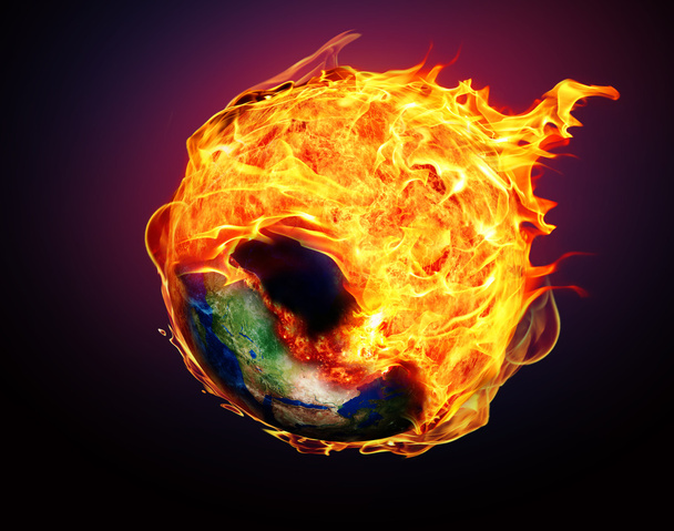 Riscaldamento globale e palla di fuoco
 - Foto, immagini
