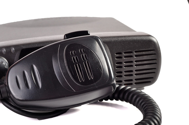 Black compact professional portable radio set. - Photo, Image