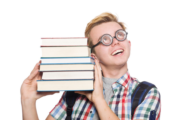 Estudiante con libros - Foto, Imagen