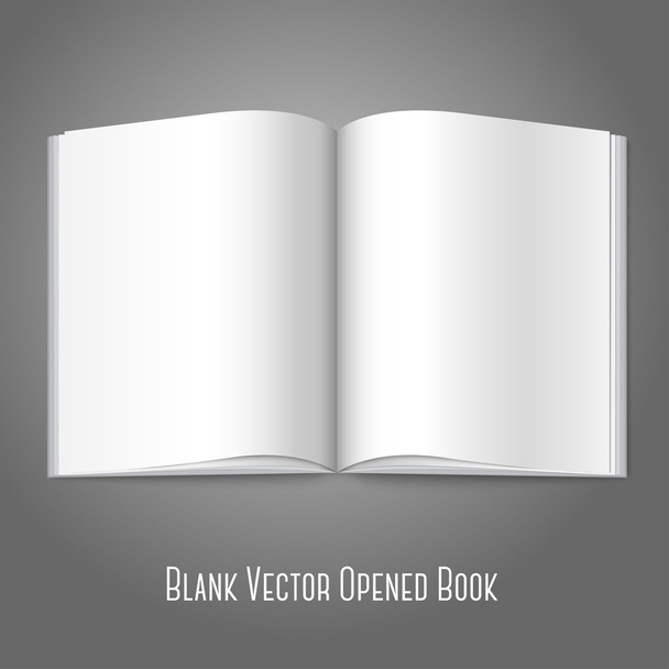 Opened book - Vektor, obrázek