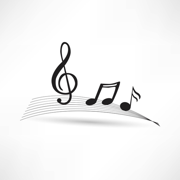 Icono de música - Vector, Imagen