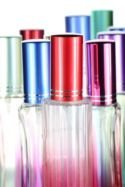 Colorful of perfume bottles. - Foto, afbeelding