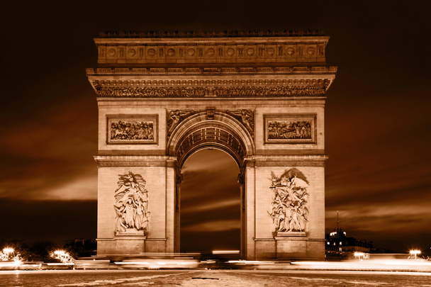 Triumphbogen, Paris - Foto, Bild