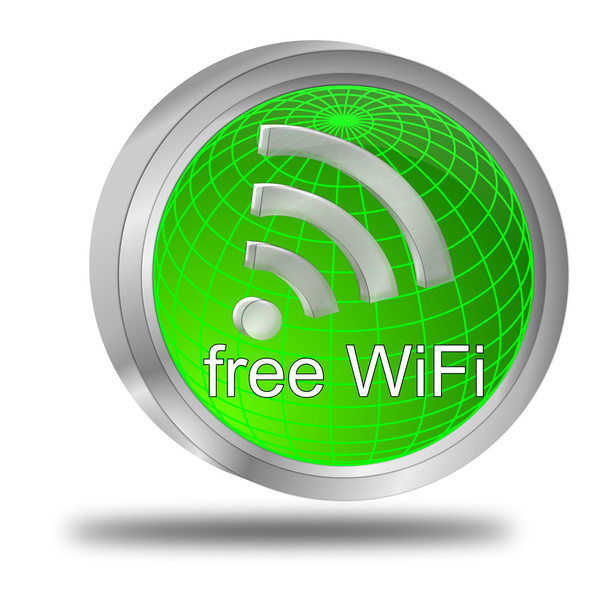 Botão WiFi sem fio gratuito
 - Foto, Imagem