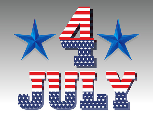 4Th July Background - Vector, Image