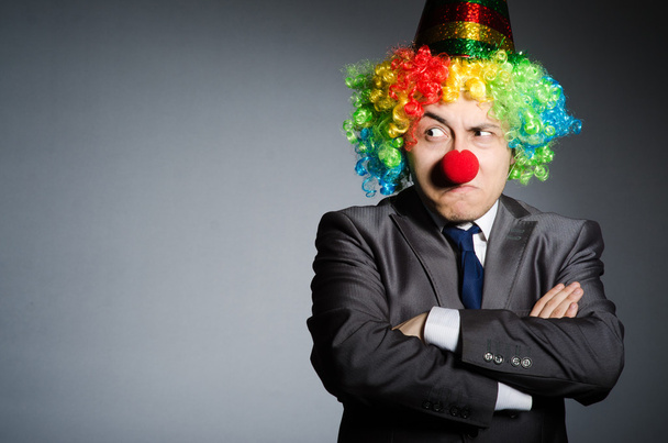 Clown businessman - Photo, Image