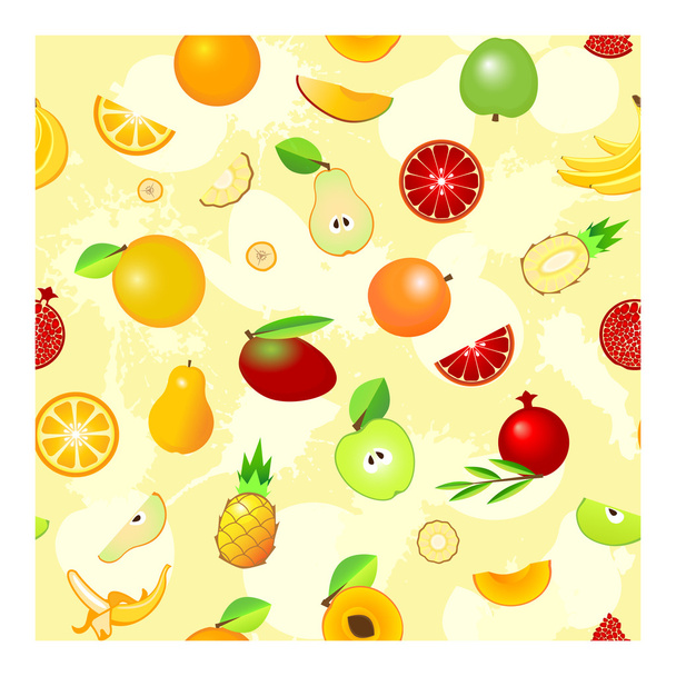 Fruta sin costura
 - Vector, imagen