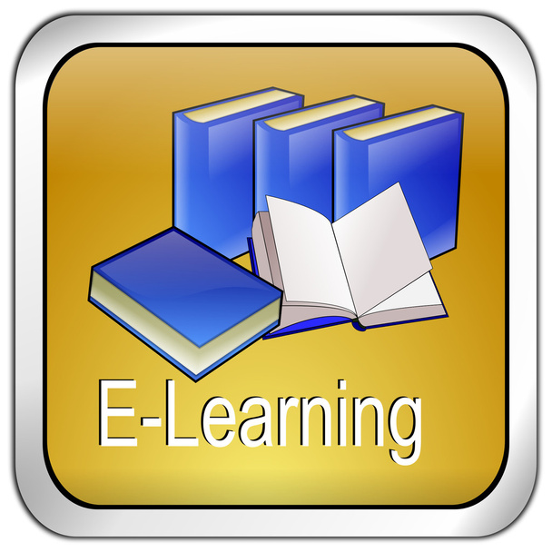 E-Learning Button - Photo, Image