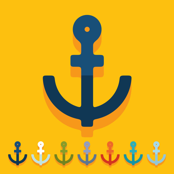 anchor sticker - Vector, Image