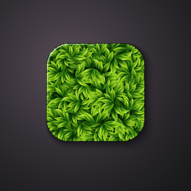Leaves icon stylized - Vector, afbeelding