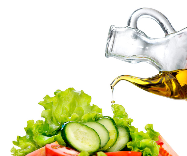 Vegetable Salad with Olive Oil - Фото, зображення