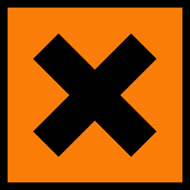 Irritant symbol - Photo, Image