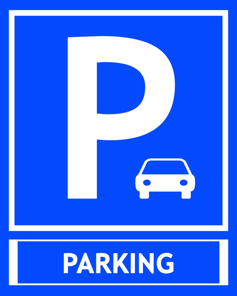auto parkovací značka  - Fotografie, Obrázek