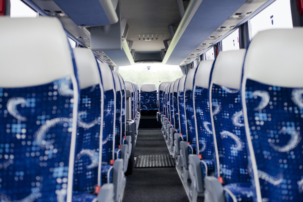 Interior de un autocar interurbano
 - Foto, imagen