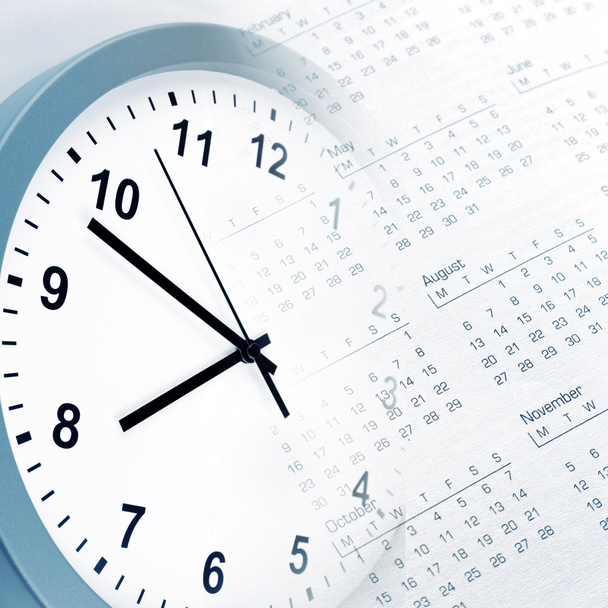 Clock and calendar - Photo, Image