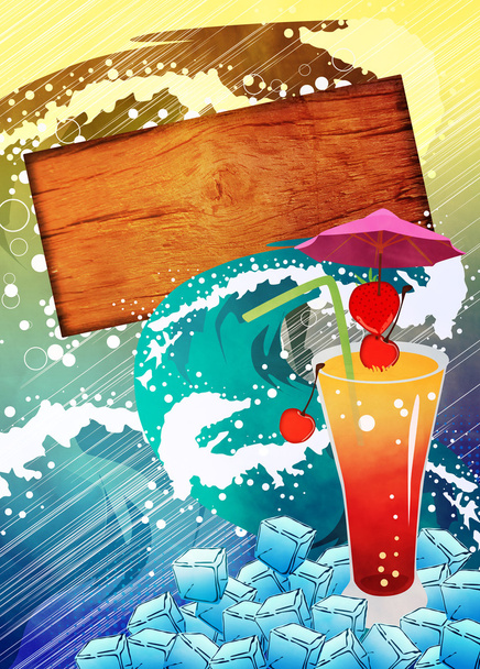 Cocktail background - Photo, Image
