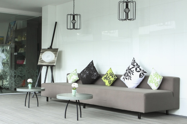 obývací pokoj s moderní pohovka - Fotografie, Obrázek