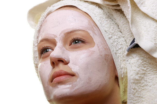 Masked Beauty - facial treatment - Foto, Imagem