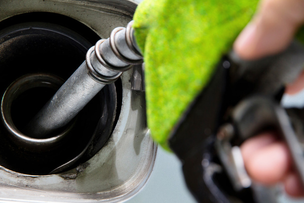 Zöld üzemanyag fúvókát - Fotó, kép