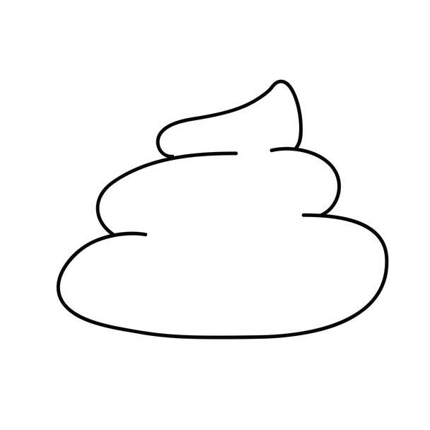 cute Poop Cartoon - Vector, Image