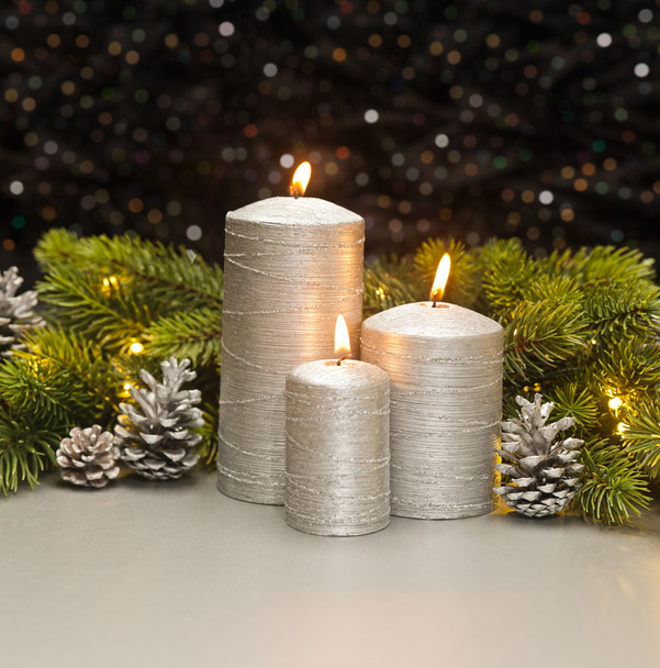 Three Silver Candles - Photo, Image