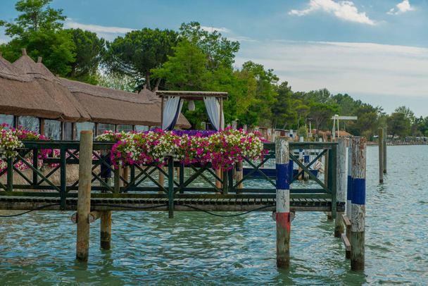 casoni, типичная резиденция венецианских рыбаков - Фото, изображение