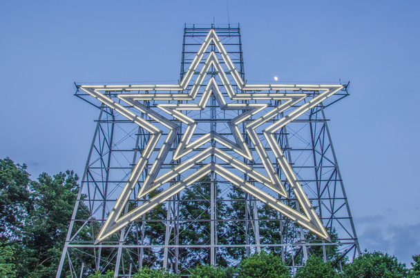 nagy csillag csillag város roanoke virginia - Fotó, kép