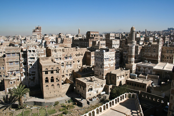 θέα sanaa, Υεμένη. - Φωτογραφία, εικόνα