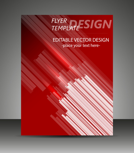 professionele sjabloon folder of corporate banner, brochure - Vector, afbeelding