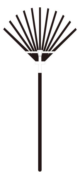 символ інструменту граблі Векторна ілюстрація прозорого фону
 - Вектор, зображення