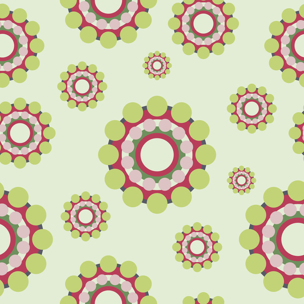 Circles retro style seamless pattern - Foto, Imagem