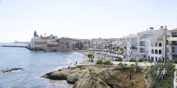 Panoramic of Sitges - Photo, Image