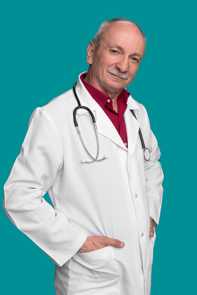 лікар зі стетоскопом
 - Фото, зображення