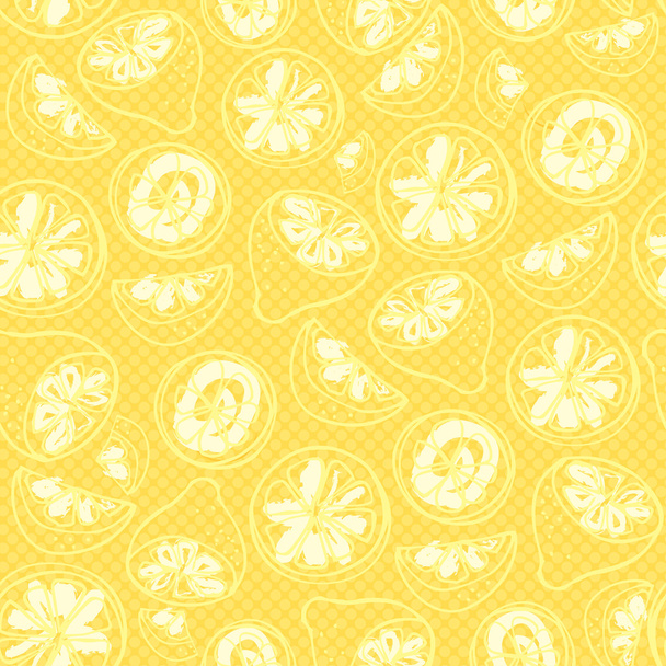 Sliced lemons - ベクター画像