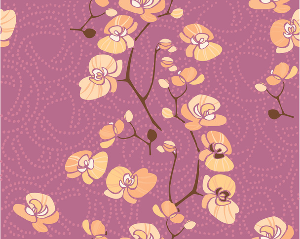 květy orchidejí - Vektor, obrázek