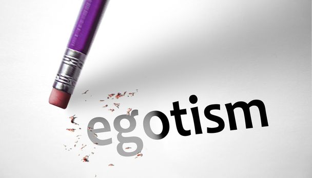 Borrador de borrar la palabra Egotismo
  - Foto, Imagen