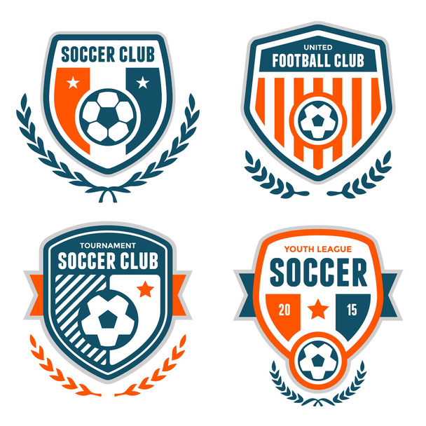 Soccer crests - Vector, Image