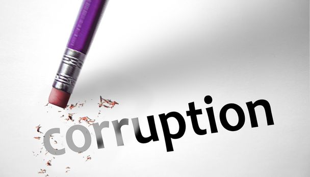 Cancellazione della parola Corruzione
  - Foto, immagini