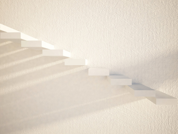weiße Treppen oder Regale - Foto, Bild