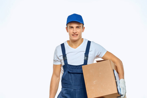 werknemer mannelijke levering professionele dienst - Foto, afbeelding