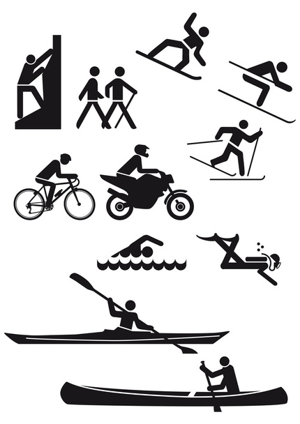 Various sports characters - Vector, Image
