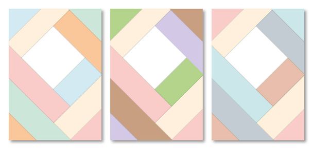 Set of Abstract Pastel Background, design template for book covers, cover design, Graphic Design, Computer generated images, Every background is isolated. - Photo, Image