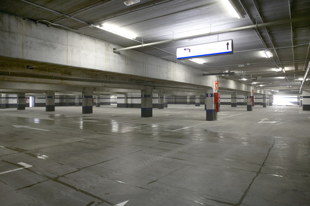 Parking for cars in grey tones - Photo, Image