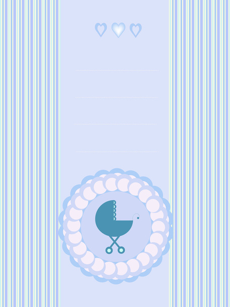 baby shower background - Vector, Image