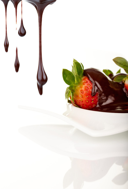 strawberry in chocolate - Foto, Imagem