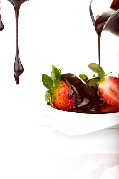 strawberry in chocolate - Photo, Image