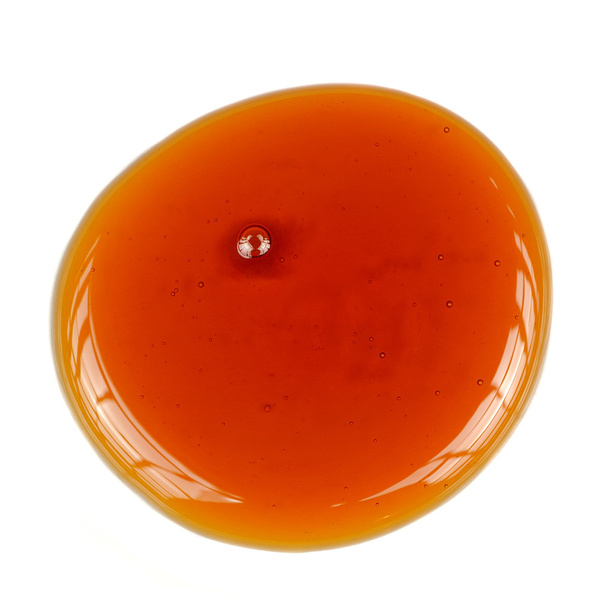 Pool of Honey Isolated on White Background - Фото, изображение