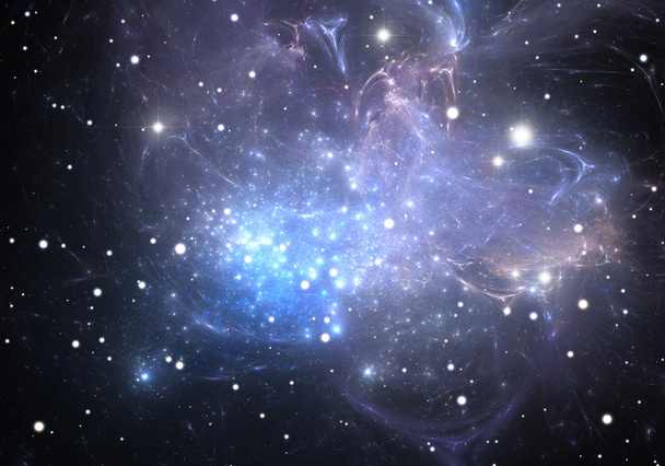 Νεφέλωμα είναι ένα μέρος όπου γεννιούνται νέα αστέρια - Φωτογραφία, εικόνα